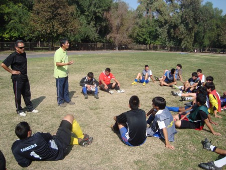 Charla Técnica a Juveniles Escuela de Fútbol